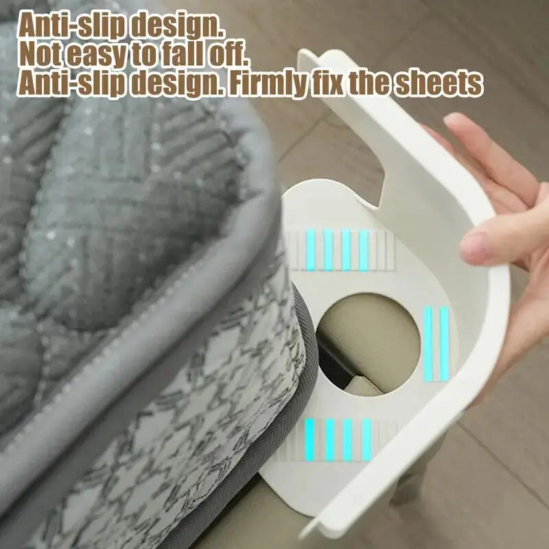 4Pcs High Quality Bedsheet Corner Tightener Holder Clips Grippers Straps Lock Fit All Mattress Size Keeping Bed Sheet Firm Tight