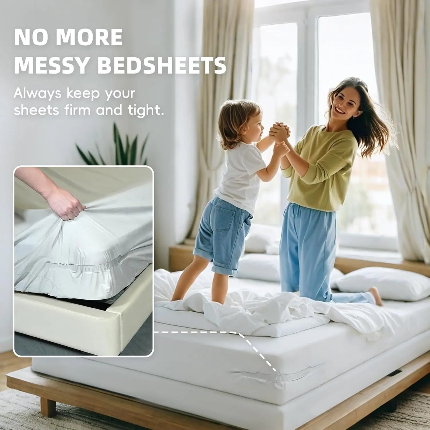 4Pcs High Quality Bedsheet Corner Tightener Holder Clips Grippers Straps Lock Fit All Mattress Size Keeping Bed Sheet Firm Tight