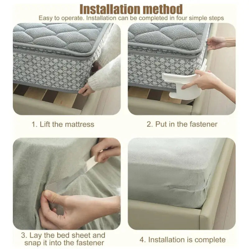 4Pcs High Quality Bedsheet Corner Tightener Holder Clips Grippers Straps Lock Fit All Mattress Size Keeping Bed Sheet Firm Tight