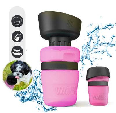 Pet Outdoor Foldable Bottle Dog Travel Water Bottle Dog Water Dispenser