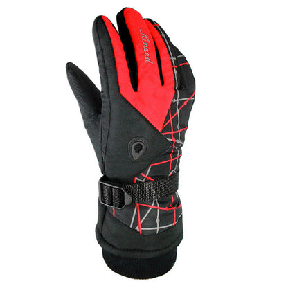 Winter ski gloves