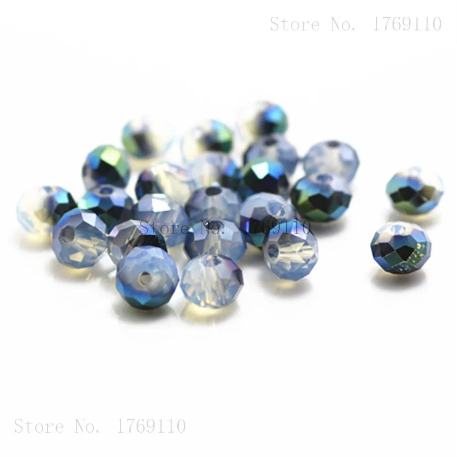 Dazzling Light Blue Crystal Beads