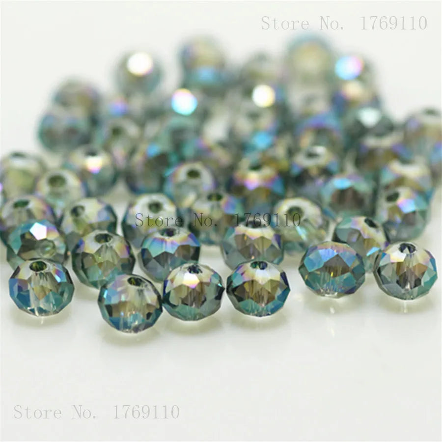 Dazzling Light Blue Crystal Beads