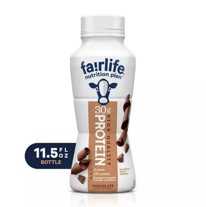 Fairlife Nutrition Plan High Protein Chocolate Shake, 12 pk. - Set of 4 - 48